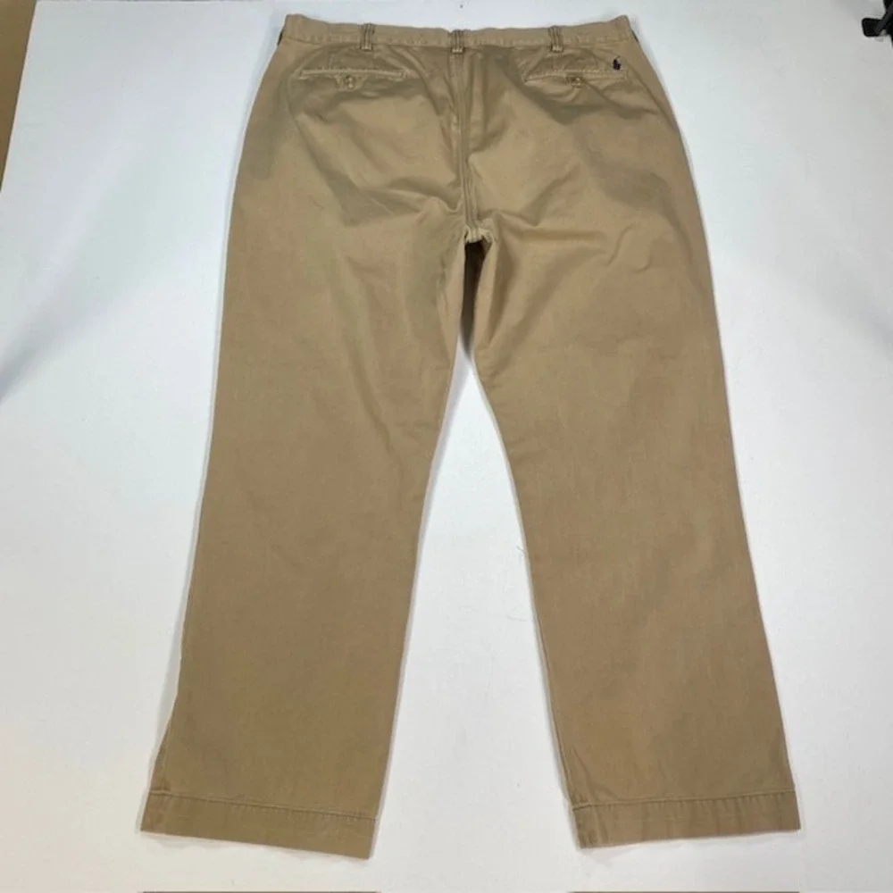 Polo Ralph‎ Lauren Classic Fit Chino Pants Khaki Cotton Mens Size 40x30 (38x29)